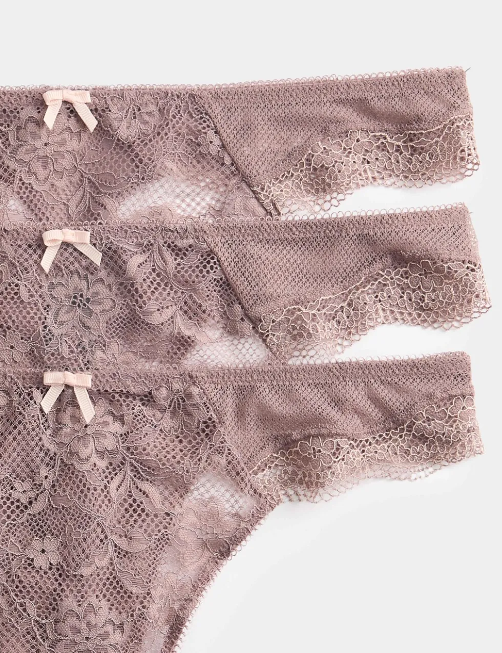 3pk Jasmine Lace Thongs