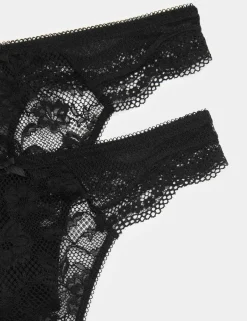 3pk Jasmine Lace Thongs