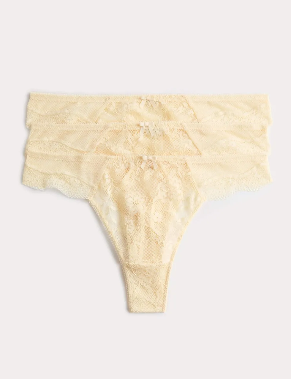 3pk Jasmine Lace Thongs