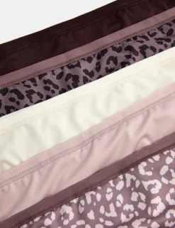 5pk Microfibre Brazilian Knickers