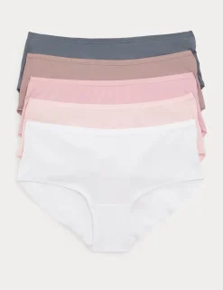 5pk Microfibre Low Rise Shorts