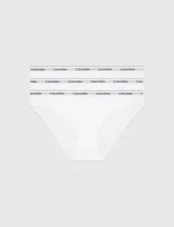 3pk Modern Logo Cotton Rich Bikini Knickers