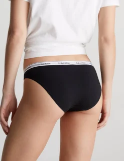 3pk Modern Logo Cotton Rich Bikini Knickers