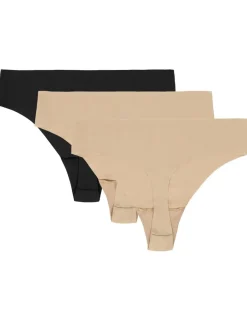 3pk No VPL Thongs