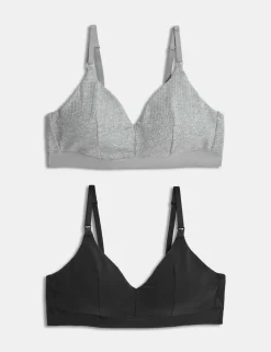 2pk Non Wired Nursing Bras A-D
