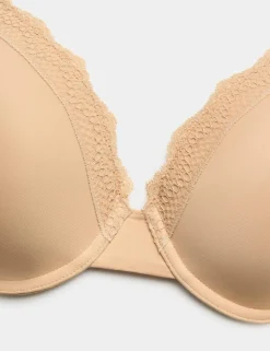 3pk Padded Wired Plunge Bras F-H