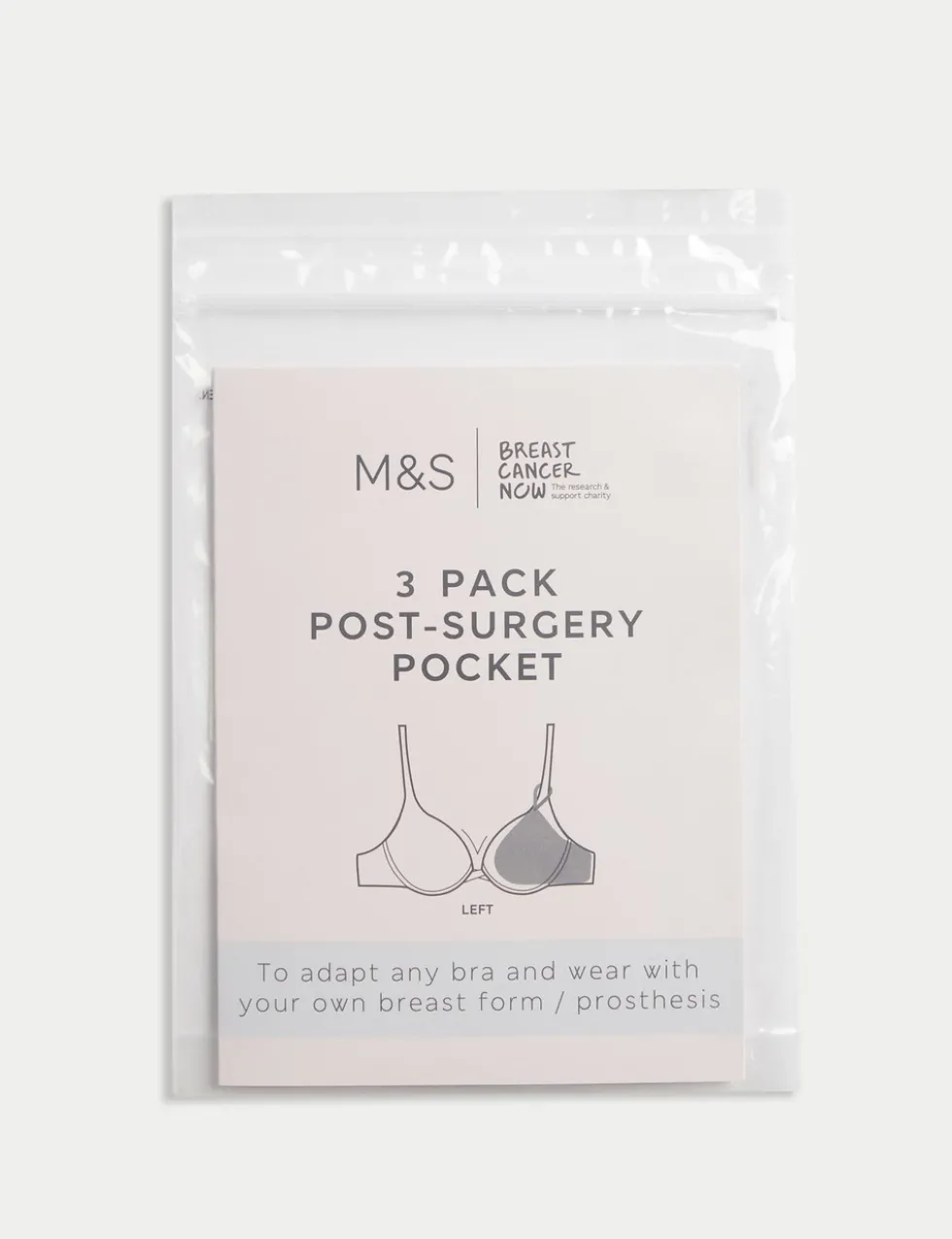 3pk Post Surgery Pockets (Left)