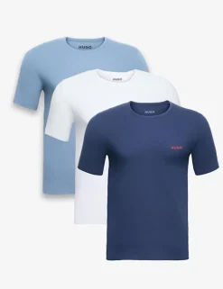 3pk Pure Cotton Crew Neck T-Shirts