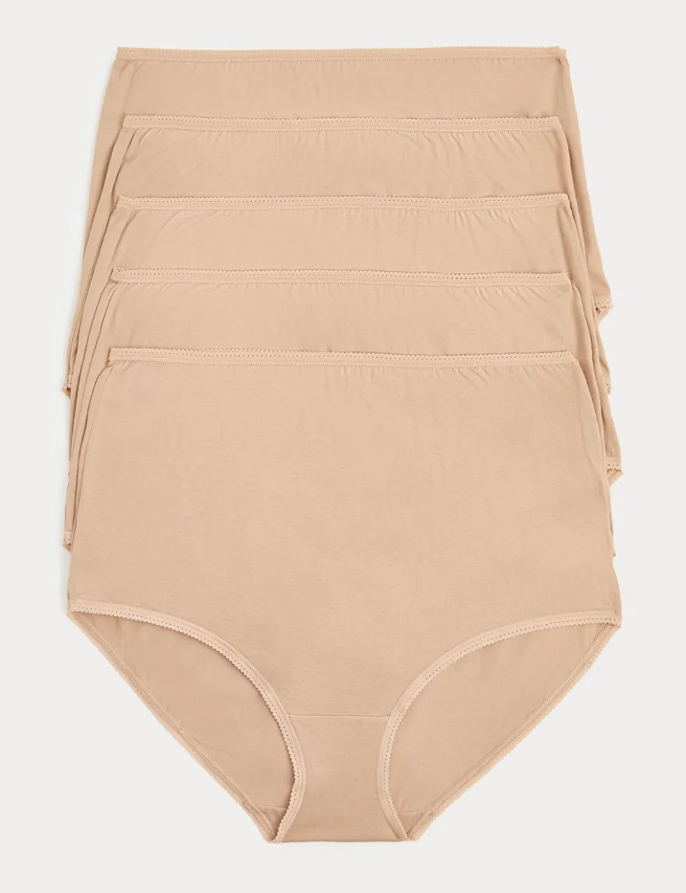 5pk Pure Cotton Full Briefs