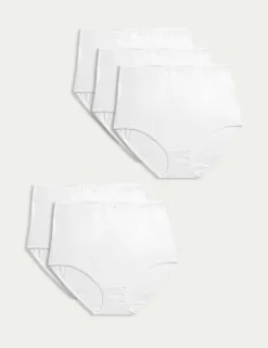 5pk Pure Cotton Full Briefs