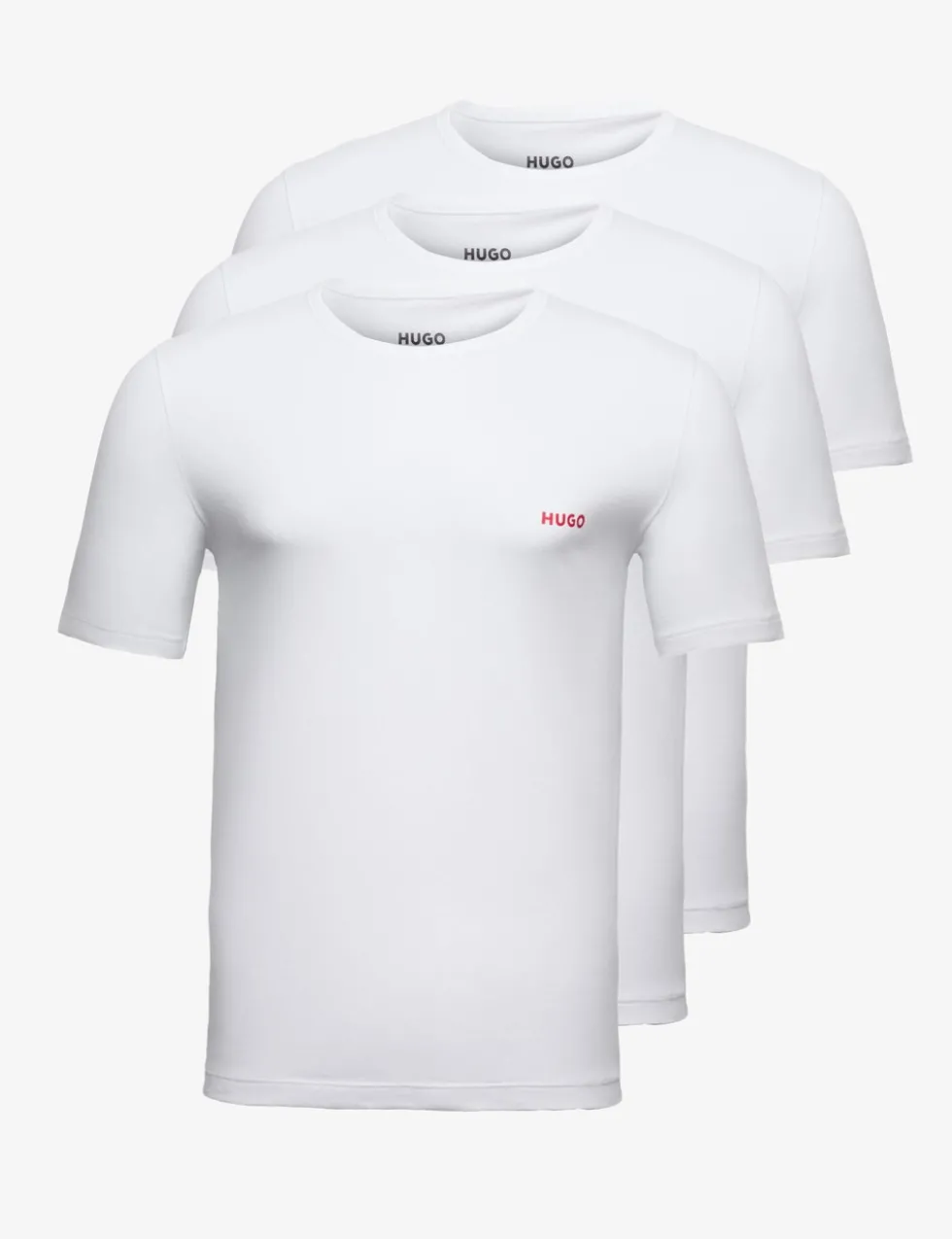 3pk Pure Cotton Jersey Logo T-Shirt