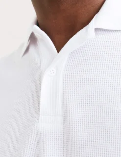 2pk Pure Cotton Pique Polo Shirts