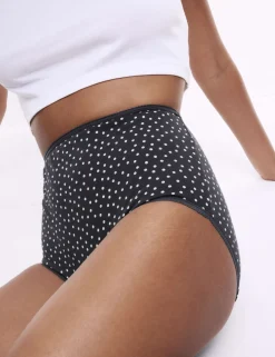 5pk Pure Cotton Printed Full Briefs