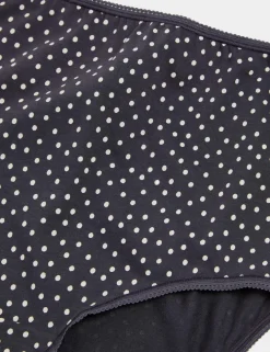 5pk Pure Cotton Printed Full Briefs