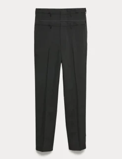 2pk Regular Fit Flat Front Trousers