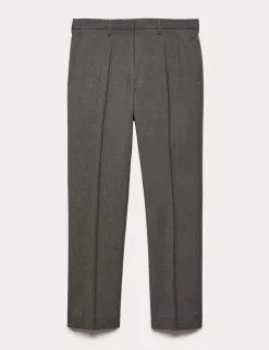 2pk Regular Fit Flat Front Trousers