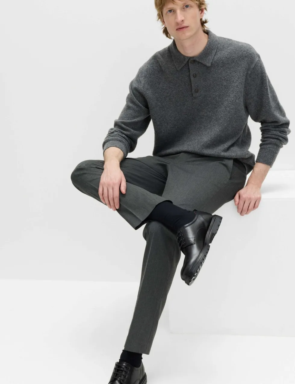 2pk Regular Fit Smart Stretch Trousers