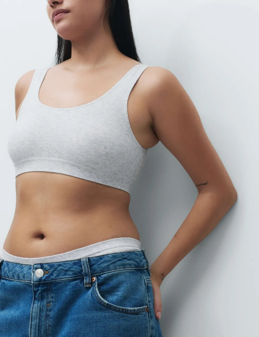 3pk Seamless Non Wired Crop Tops