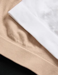 3pk Seamless Non Wired Crop Tops