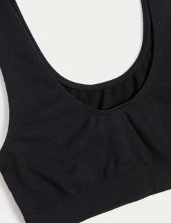 3pk Seamless Non Wired Crop Tops