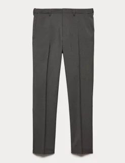 2pk Slim Fit Active Waist Smart Trousers