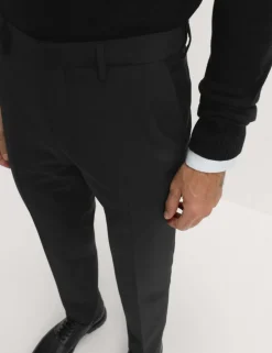 2pk Slim Fit Active Waist Smart Trousers