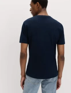 3pk Slim Fit Pure Cotton Crew Neck T-Shirts