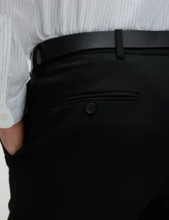 2pk Slim Fit Stretch Smart Trousers