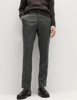 2pk Slim Fit Stretch Smart Trousers