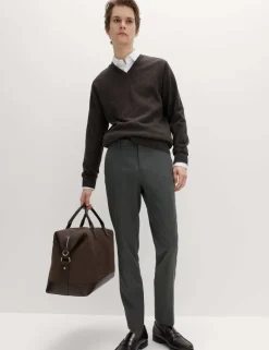 2pk Slim Fit Stretch Smart Trousers