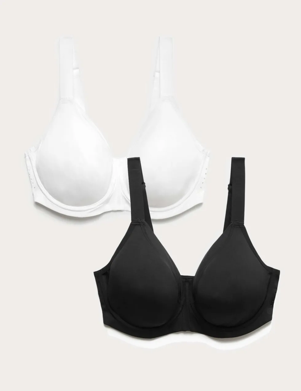 2pk Ultimate Support Wired Sports Bras (A-H)