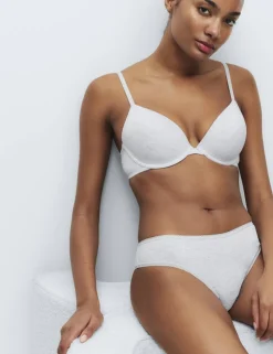 3pk Wired Plunge T-Shirt Bras A-E