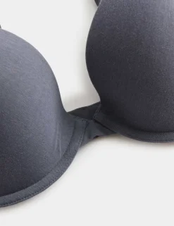 3pk Wired Plunge T-Shirt Bras A-E