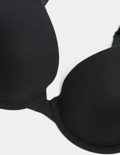 3pk Wired Plunge T-Shirt Bras A-E