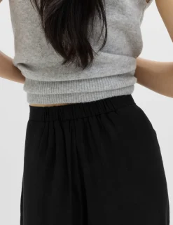 Pleat Front Palazzo Trousers
