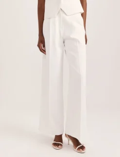 Pleat Front Tailored Trousers