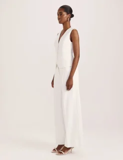 Pleat Front Tailored Trousers