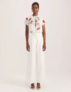 Pleat Front Tailored Trousers
