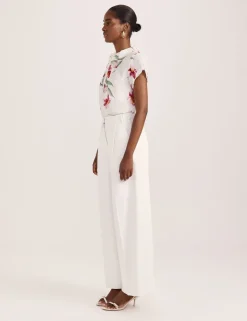 Pleat Front Tailored Trousers