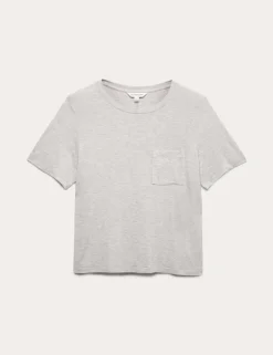 Pocket Detail Pyjama Top