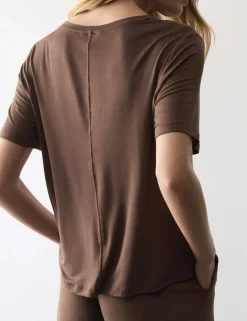Pocket Detail Pyjama Top