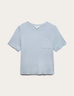 Pocket Detail Pyjama Top
