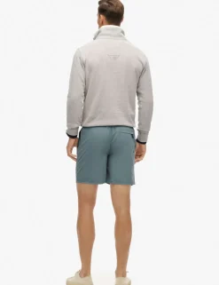 Pocketed Embroidered Logo Swim Shorts