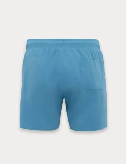 Pocketed Signature Stripe Swim Shorts