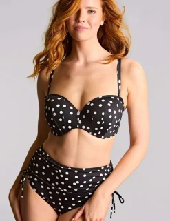 Polka Dot Bandeau Bikini Top (D-H)