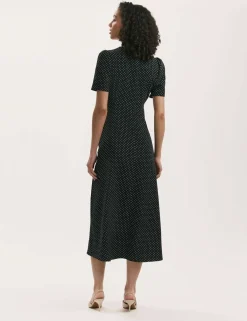 Polka Dot Midi Tea Dress