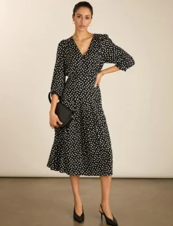 Polka Dot Midi Tea Dress