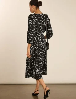 Polka Dot Midi Tea Dress