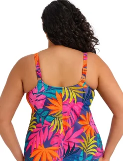 Porto Rafti Printed Padded Tankini Top