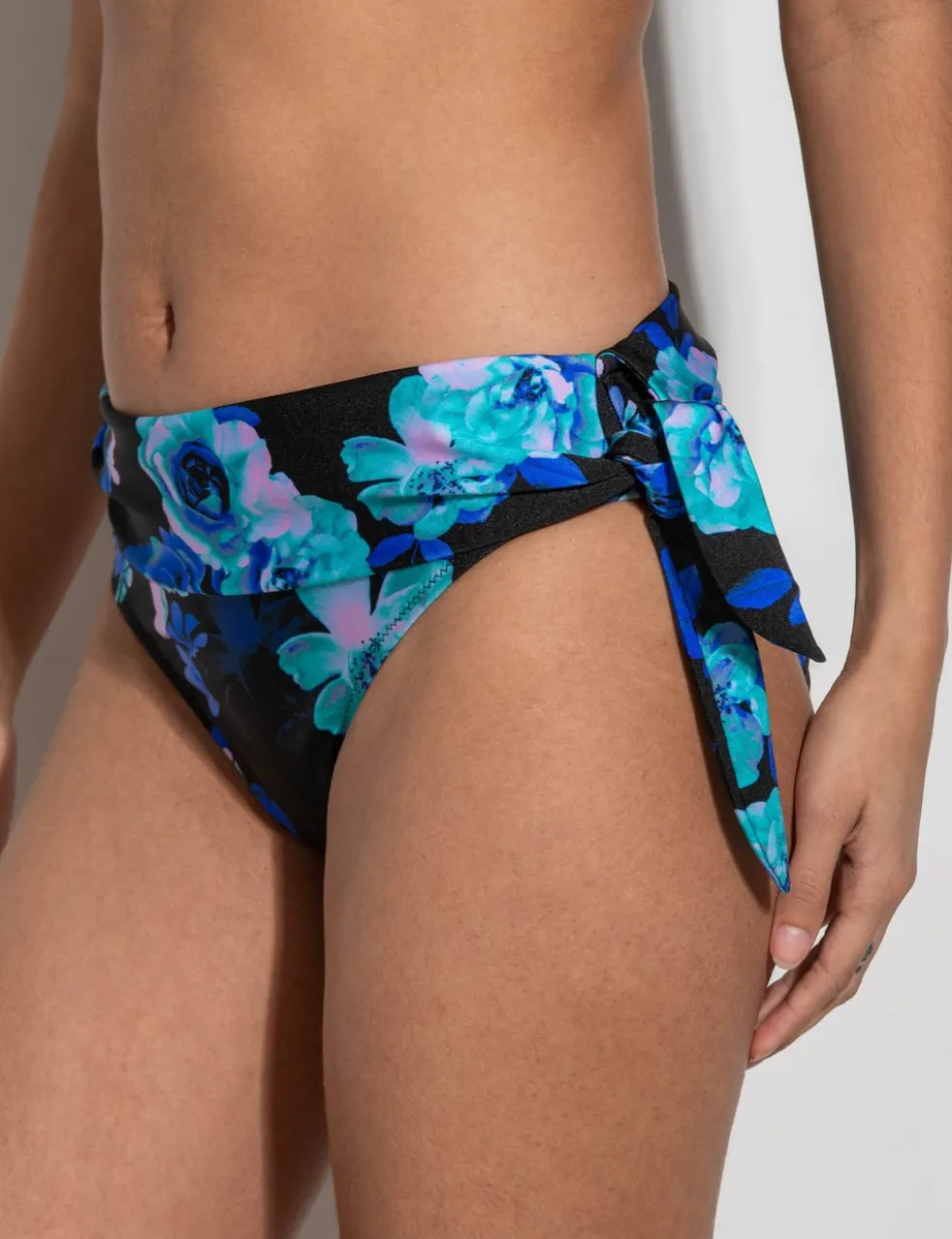 Portofino Tie Side Roll Top Bikini Bottoms